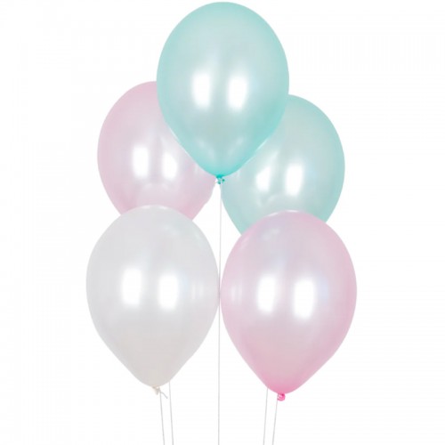 Balões Cores Pastel Metalizadas